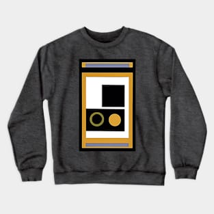 Abstract Modern: Black and Gold Crewneck Sweatshirt